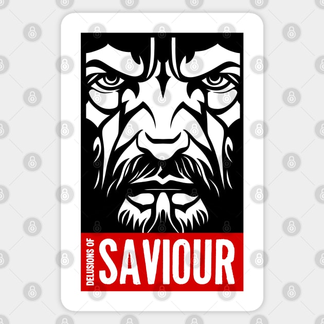 DELUSIONS OF SAVIOUR Sticker by artslaves